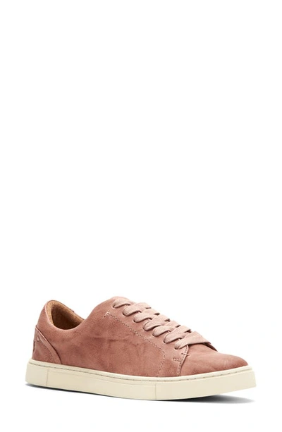 Frye Ivy Leather Court Sneakers In Lilac