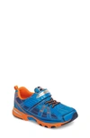 Tsukihoshi Kids' Storm Washable Sneaker In Blue/ Orange