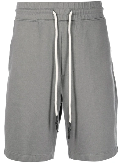 Ag Kenji Ruched Shorts In Grau