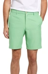 Peter Millar Salem Flat Front Performance Shorts In Mint Leaf