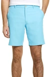 Peter Millar Salem Flat Front Performance Shorts In Wave Break