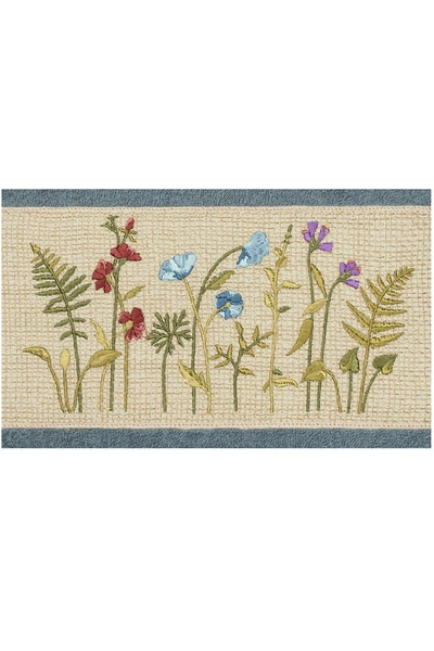 Linum Home Serenity Embellished Bath Towel In Teal
