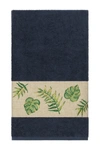 Linum Home Zoe Embellished Bath Towel In Midnight Blue