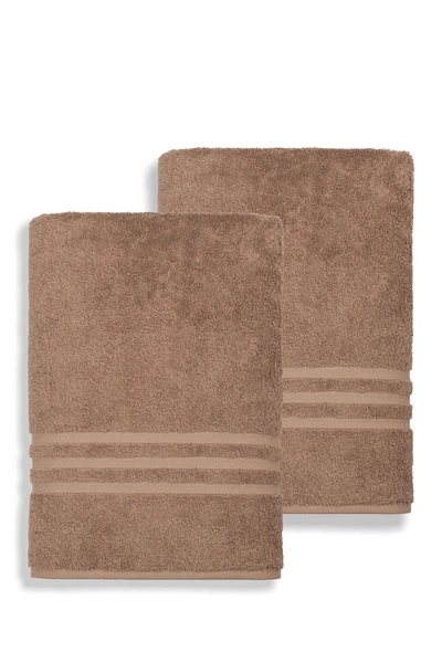 Linum Home Denzi Bath Sheet In Latte