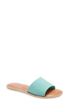 Beach By Matisse Coconuts By Matisse Cabana Slide Sandal In Turquoise Suede