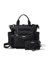 Baggallini 3-in-1 Convertible Backpack With Rfid Phone Wristlet In Midnight Blossom