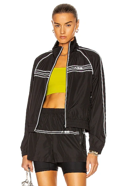 Adam Selman Sport Unisex Track Jacket In Black