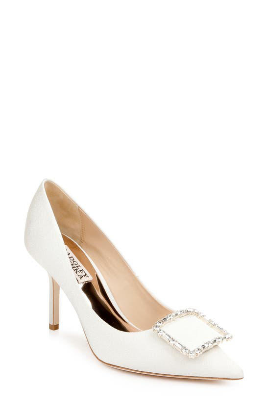 badgley mischka devi pointed toe pump