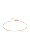 Monica Vinader 18kt Rose Gold Vermeil Siren Charm Anklet
