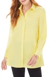 Foxcroft Cici Non-iron Stretch Tunic Shirt In Sunlight