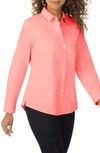 Foxcroft Dianna Non-iron Cotton Shirt In Coral Spice