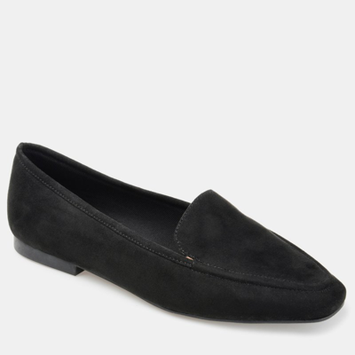 Journee Collection Women's Tullie Loafer Wide Width Flat In Black