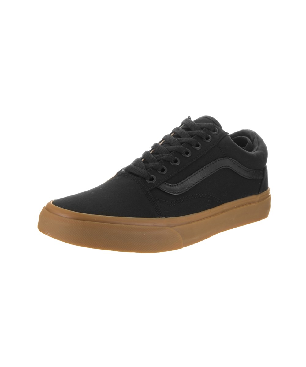 Vans Unisex Old Skool (canvas Gum) Skate Shoe In Black | ModeSens