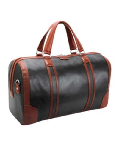 Mcklein Kinzie 20" Nylon Tablet Duffel In Black