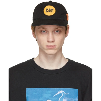 Heron Preston Black Caterpillar Edition Logo Patch Cap