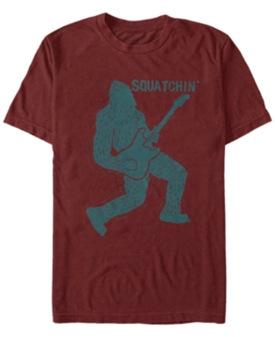 Fifth Sun Men's Bigfoot Rocks Short Sleeve Crew T-shirt In Cardinal