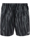 Nike Men's Challenger Wild Run Dri-fit Moisture-wicking 5" Running Shorts In Black/reflective Silver
