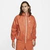 Nike Sportswear Windrunner Men's Hooded Jacket In Light Sienna,white