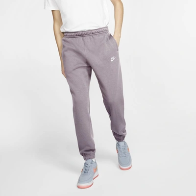 Nike Sportswear Club Fleece Men's Pants In Iced Lilac,iced Lilac,white