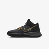 Nike Kids' Big Boys Kyrie Flytrap 4 Basketball Sneakers From Finish Line In Black/metallic Gold/anthracite