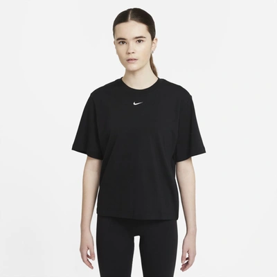 Nike Sportswear Essentials Women's Boxy T-shirt In Black | ModeSens