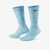 Nike Everyday Plus Cushioned Tie-dye Crew Socks In Multi-color