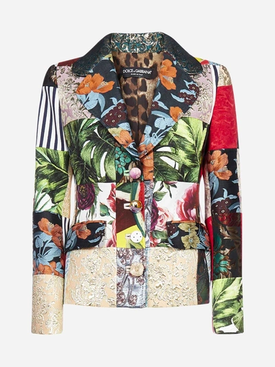 Dolce & Gabbana Patchwork Jacquard Blazer