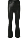 Rag & Bone Nina Skinny Leather Pants In Black