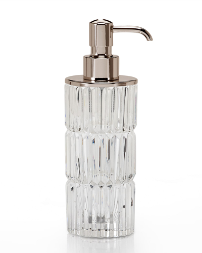 Labrazel Prisma Clear Pump Dispenser In Crystal/ Nickel