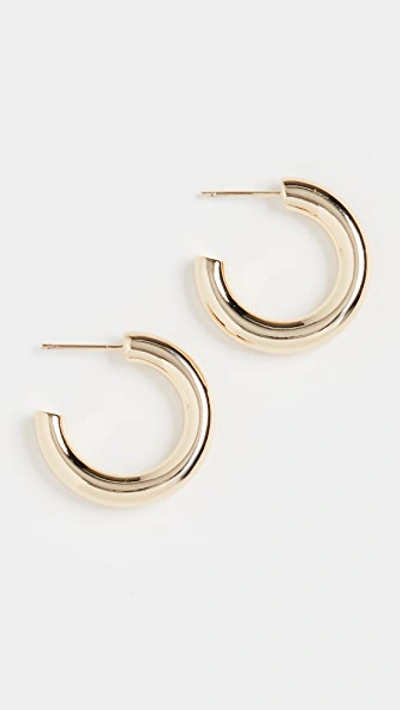 Alexa Leigh Everyday Hoops In Yellow Gold