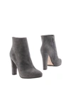 Le Silla Ankle Boots In Lead