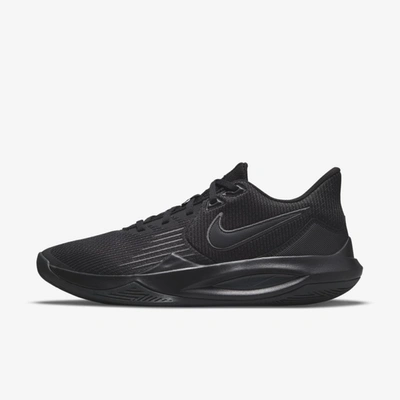 Nike Precision 5 Basketball Shoes In Black/anthracite/black