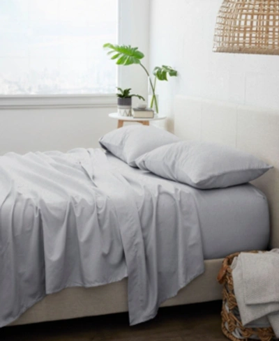 Ienjoy Home Home Collection Premium 4 Piece Ultra Soft Flannel Bed Sheet Set, California King Bedding In Light Gray