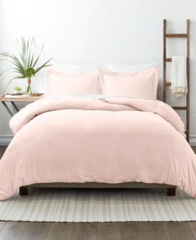 Ienjoy Home Home Collection Premium Ultra Soft 3 Piece Duvet Cover Set, King/california King In Pink