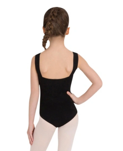 Capezio Kids' Little And Big Girls Tank Leotard In Black