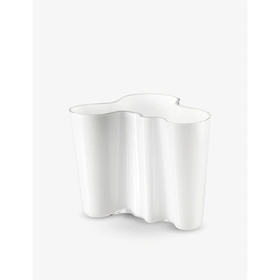 Iittala Aalto Glass Vase 16cm In White