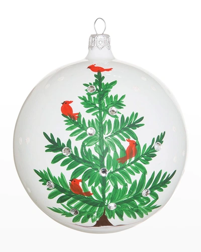 Vietri Lastra Holiday Tree Ornament In Multicolor