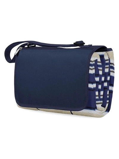 Picnic Time Extra-large Outdoor Picnic Blanket In Navy