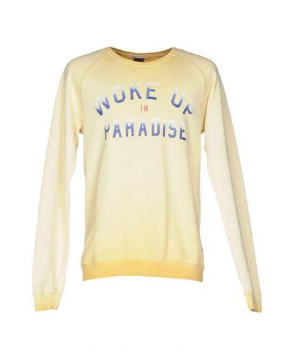 Scotch & Soda Sweatshirt In Light Yellow