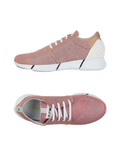 Elena Iachi Sneakers In Pastel Pink