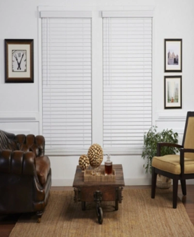 The Cordless Collection 2 In. Cordless Faux Wood Venetian Blind, 32.5" X 48" In White