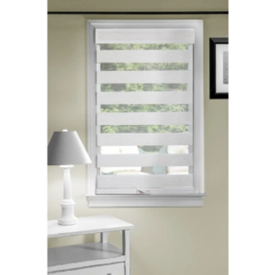 Achim Celestial Sheer Cordless Double Layered Window Shade, 39" X 72" In Linen