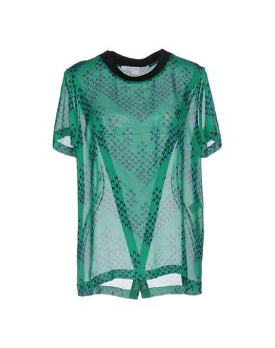 Diane Von Furstenberg Blouses In Green