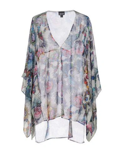 Just Cavalli Woman Kaftan White Size 4 Polyester