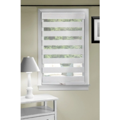 Achim Celestial Sheer Cordless Double Layered Window Shade, 34" X 72" In Linen