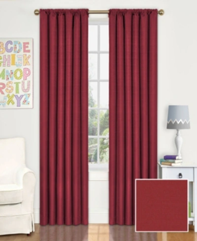 Eclipse Kendall Blackout Panel, 42" X 63" In Ruby