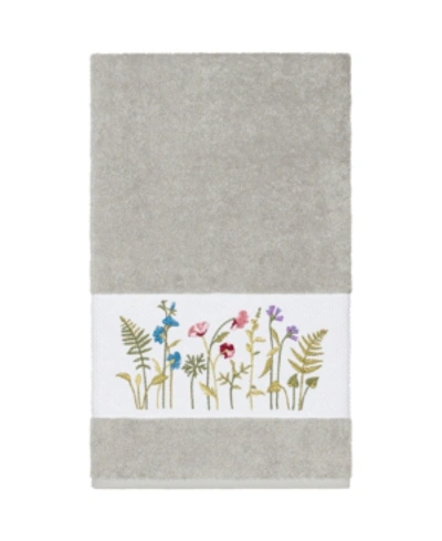 Linum Home Serenity Bath Towel Bedding In Light Grey