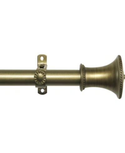 Achim Camino Decorative Rod & Finial Fairmont, 66"-120" In Brushed Bronze