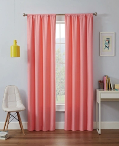 Eclipse Kendall Blackout Panel, 42" X 63" In Coral