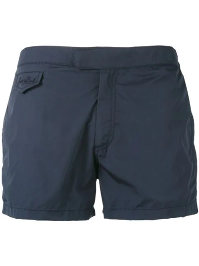 Mc2 Saint Barth Harry Swim Shorts In Blue